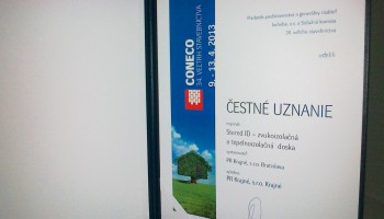Cena CONECO 2013 čestné uznanie