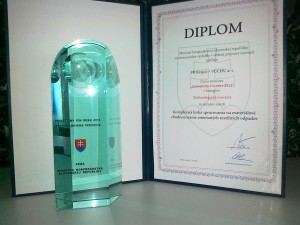 inovativny cin roka 2012